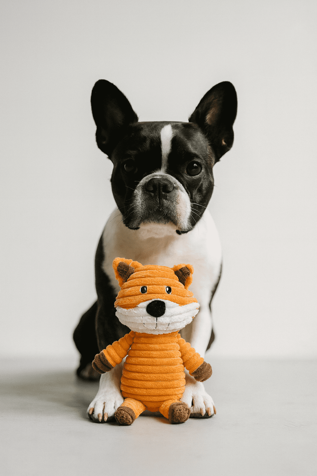 Jalousie Plush Toys Assortment Value Bundle Puppy Pet Mutt Squeak Toy for Medium Large Dogs (5 Pack Corduroy)