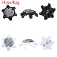 thumbnail image 2 of 14Pcs /Lot TPR Golf Spikes Pins 1/4 Turn Fast Twist Shoe Spikes Replacement Accessories Golf Training Aids He Qiyong unisex, 2 of 2