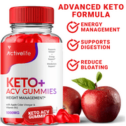 Activelife Keto + ACV 1000mg Gummies Vitamin B12 Vitamin B6 Advanced Formula Reviews Active Life Gummy (60 Gummies)