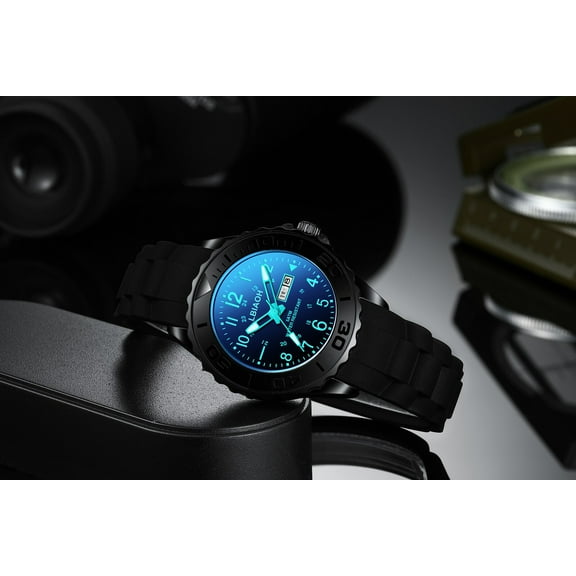 BELUSHI Popular Luminous Dial Waterproof Watch Student Watch Silicone Strap Couple Quartz Watch