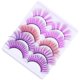 thumbnail image 2 of 10pcs Colorful Eyelashes Faux Mink Long Eyelashes Dramatic False Eyelashes, 2 of 2