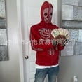 thumbnail image 4 of Sudadera con capucha y cremallera holgada con diseño de calavera y esqueleto de diamantes de imitación, estilo otoño e invierno, estilo Y2K, nueva de Europa y América, 2022, 4 of 5