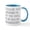White/Blue Inside, variant on CafePress - Too Cool To Be Called Grandfathe - 11 oz Ceramic Mug - Novelty Coffee Tea Cup