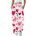thumbnail image 2 of LEBONYARD Sweatpants for Women Clearance,Women's Casual Trousers Printing Drawstring Pants Waist Long Pants Sweatpants with Pocket Multicolor S, 2 of 7