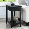thumbnail image 4 of ACME Bertie Rectangular Accent Table in Black, 4 of 5