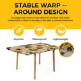 thumbnail image 4 of Construction Truck Table Cloths for 5 Foot Rectangle Tables, Cartoon Grips and Bulldozers Beige Patio Waterproof Elastic Fitted Tablecloths, Washable Rectangular Table Cover for Camping, 4 of 8