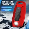 thumbnail image 5 of Key Fob Cover Compatible with Nissan Rogue Pathfinder Versa Kicks Sentra 2023-2025 TPU 3-5 Button Keychain Case Holder Protector,Red, 5 of 6