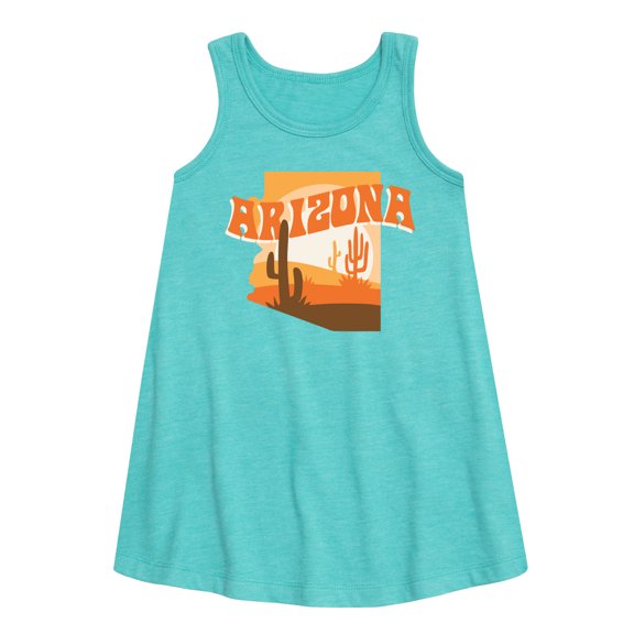 Instant Message - Arizona Desert - Toddler & Youth Girls A-line Dress