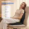 thumbnail image 6 of Ergonomic Memory Foam Seat Cushion, Office Chair Seat Cushions with L-Shaped Design with Coccyx Hollow, Lumbar Support & Tailbone Pain Relief for Car, Truck, Gaming Chair, 6 of 8