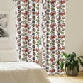 thumbnail image 2 of Ambesonne Sea Shells Curtains, Maritime Shrimps, Pair of 28"x95", Multicolor, 2 of 5