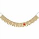 thumbnail image 1 of Newway Welcome Home Banner Bunting, 3m Rustic Burlap Bunting Banner, Welcome Home Decoration Family Party Banner, 1 of 5