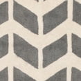 thumbnail image 3 of SAFAVIEH Chatham Easton Zigzag Stripes Wool Runner Rug, Dark Grey/Ivory, 2'3" x 11', 3 of 5
