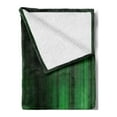 thumbnail image 2 of Forest Green Soft Flannel Fleece Blanket, Vibrant Technology Pattern with Vertical Lines Digital Technical Themed Print, Cozy Plush for Indoor and Outdoor Use, 70" x 90", Green Black, by Ambesonne, 2 of 5