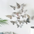 thumbnail image 1 of Lefu 12 pcs 3D Butterfly Wall Stickers Room DIY Decal Home Decor Multiple Colour, 1 of 5