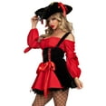 thumbnail image 3 of Leg Avenue Women's Red Vixen Pirate Costume, 3 of 5