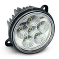 thumbnail image 2 of LED Small Round Headlight Insert Flood 2200 Lumens 20W 12-24V Plug Play Compatible with John Deere R Series Tractor Sprayer Upper Reflector Insert AL206153 RE296513 RE29680 RE288376, 2 of 3