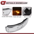 thumbnail image 4 of Luz de señal de giro LED del espejo izquierdo delantero para Kia Sorento 2011-2015 Luz de marcador lateral No. 876131U000 Amarillo, 4 of 6