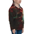 thumbnail image 3 of Daiia Red Dark Skull Abstract for Boys Fashion Hoodies & Sweatshirts with Kangaroo Pocket,Hooded Sweatshirt for Kid, Breathable& Moisture Wicking-Large, 3 of 6