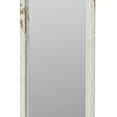 thumbnail image 2 of 73 Inch Floor Mirror with Ornate Sculpted Top, Fir Wood, Weathered White- Saltoro Sherpi, 2 of 5