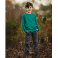 thumbnail image 2 of Made in USA Boys Soft Cotton Jersey Long Sleeve Tee | Crayon Blue, 2 of 5
