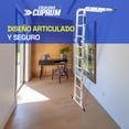 thumbnail image 3 of Escalera multiposición de aluminio articulada de 13 escalones carga máxima 150 kg tipo III, 3 of 5