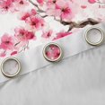 thumbnail image 4 of Castle Fairy Sakura Black Out Curtains,Pink Floral Sakura Curtains Pack of 2 (42x63 Each), 4 of 6