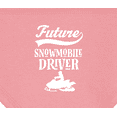 thumbnail image 3 of Inktastic Future Snowmobile Driver Snowmobiling Baby Bandana Bib, 3 of 4