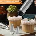 thumbnail image 4 of Churro Maker Máquina de Acero Inoxidable Cookie Press Kit para Hacer Galletas DIY con 6 Boquillas para Betún Kit Multifuncional para Hacer y Decorar Galletas y Bizcochos, 4 of 12