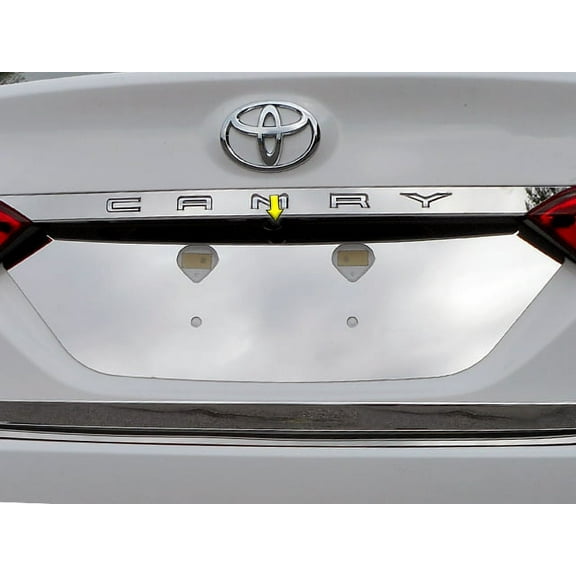 Stainless License Plate Bezel 1Pc Fits 2018-2020 Toyota Camry LP18130 QAA