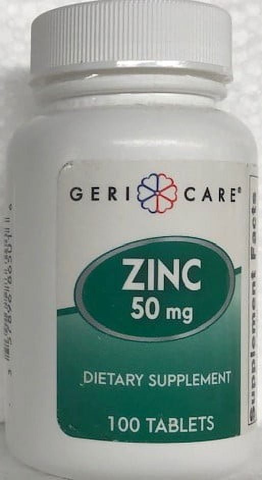Zinc Sulfate 50mg Equivalent to Zinc 220. 100 Tablets