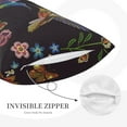 thumbnail image 5 of Fotbe Humming Bird And Tropical Flowers Embroidery Pillow Cases - Envelope Closure - Luxury, Extra Soft, Cooling Pillow Covers - Wrinkle, Fade, Stain Resistant-14"x20", 5 of 9