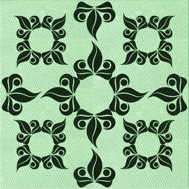 Ahgly Company Tapis d'Intérieur Lavable en Machine Carré Vert Menthe Transitionnel, 7 Pieds Carré