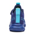 thumbnail image 6 of ZHOGXU Children Boys Fashion Mesh Lace Up Sneakers Comfortable Breathable Lightweight Patchwork Soft Soled On Outdoor Sports Shoes,Dark Blue,8-9 Years, 6 of 9