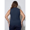 thumbnail image 2 of Jessica London Women's Plus Size Sleeveless Pullover Polo Sweater, 2 of 3
