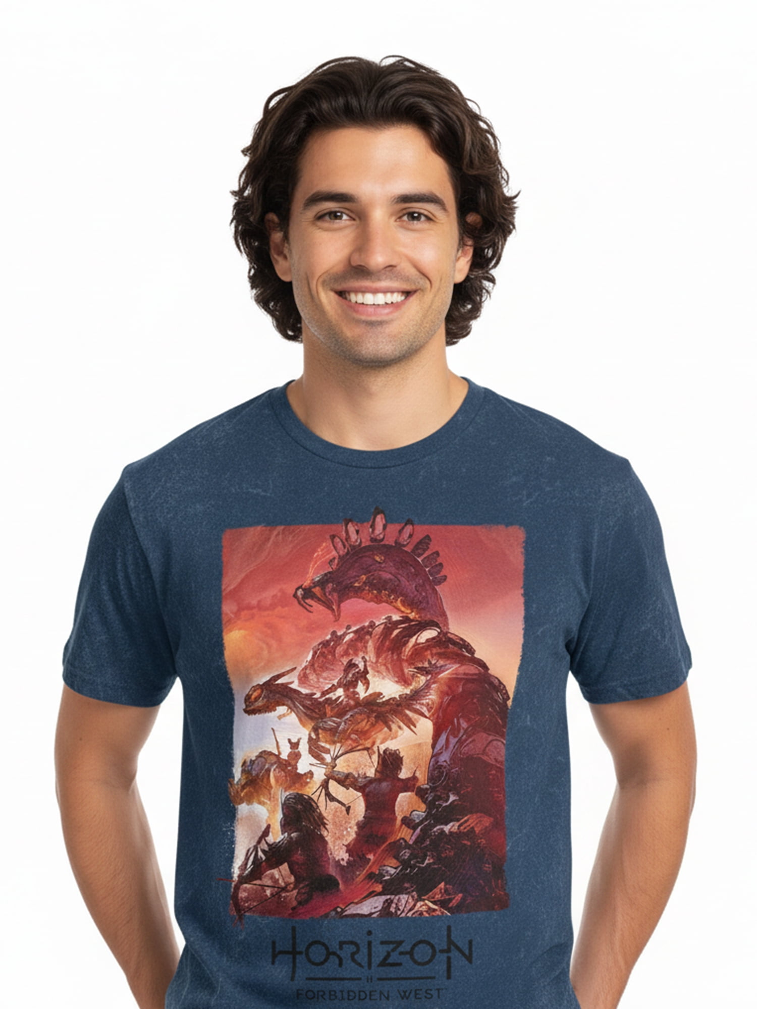 PlayStation Horizon Forbidden West Men's and Big Men's Graphic Tee, Sizes S-3XL