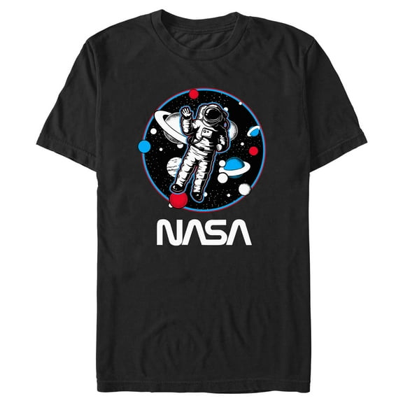 Men's NASA Astronaut Circle  Graphic T-Shirt