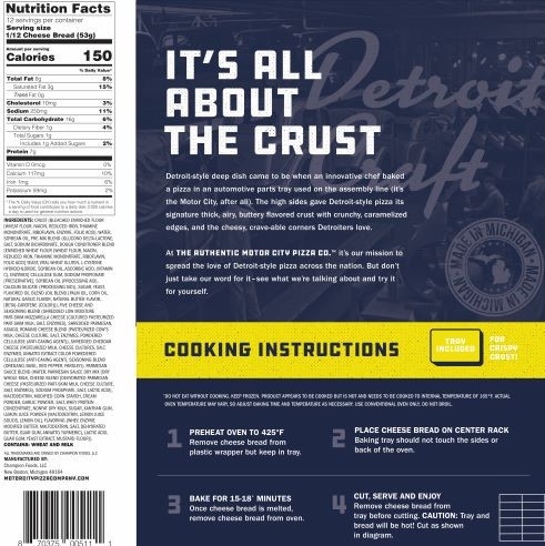 Motor City Five Cheese Cheese Bread Walmart Com Motor City Five Cheese Cheese Bread Walmart Com