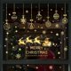 thumbnail image 4 of Pegatina de decoración de Feliz Navidad para ventana, Bola de oro, copo de nieve, calcomanías de pared, suministro para fiesta y Festival, 2024, 4 of 4