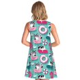 thumbnail image 2 of Bixox Dogs With Swimming Print Women's Sleeveless A-Line Dress with Pockets, Casual Knee-Length Tank Dress for Summer-XX-Large, 2 of 7
