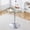 35" Silver Bar Table, variant on Hi loPres 36" Modern Round Glass Bar Table, Tempered Glass High Counter Table with Sturdy Gold Chrome Pedestal Base for Kitchen, Breakfast Nook