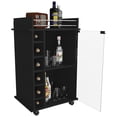 thumbnail image 4 of Glass Door Vegas Bar Cart - Protect Your Liquor from Dust, 4 of 6