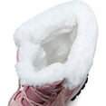 thumbnail image 6 of Womens Snow Boots Warm Fur Lined Winter Boots Anti Slip Ankle Boots Mid Calf Snowboots Waterproof and Cold-Resistant Outdoor Walking Shoes for Women Ladies Girls, 6 of 14