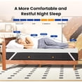 thumbnail image 3 of 3 Inch Gel Memory Foam Mattress Topper Twin, Cooling Mattress Topper with Removable & Washable Bamboo Cover, CertiPUR-US Certified, 3 of 6