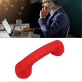 thumbnail image 4 of Bluetooth Telephone Handset Retro Radiation Proof Rechargeable Wireless Mobile Phone Handset Receiver Red, 4 of 5