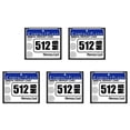 thumbnail image 1 of 5X 512MB Compact Flash Memory Card for Camera, Advertising Machine, Industrial Computer Card, 1 of 8