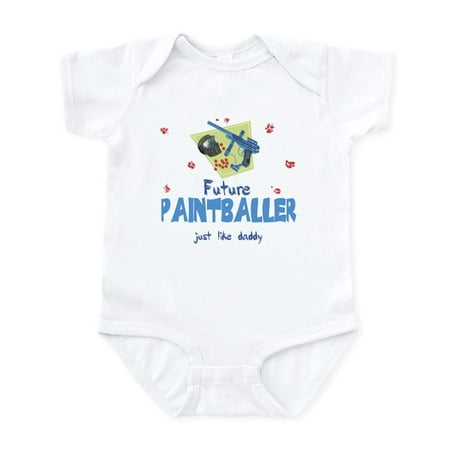

CafePress - Future Paintballer Like Daddy Baby Body Suit - Baby Light Bodysuit Size Newborn - 24 Months