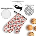 thumbnail image 3 of Daiia Roosters Pattern Oven Mitts and Pot Holders 4 pcs Set,High Heat Resistant 500 Degree Extra Thicken Long Kitchen Cotton Oven Glove, 3 of 6