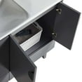 thumbnail image 3 of Venezian Collection - 48" Single Rock Gray Bathroom Vanity, - Black Handles.&nbsp;, 3 of 9