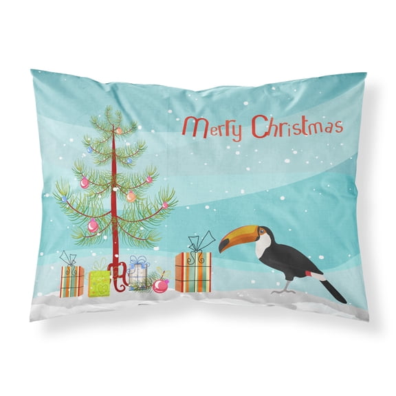 Toucan Merry Christmas Fabric Standard Pillowcase