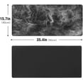 thumbnail image 3 of Amazing Black Marble Desk Mat, Desk Accessory, Cute Workspace, Trendy Workspace, Trendy, 35.4x15.7in Large Gaming Mouse Pad, Cute Desk Topper, Pretty Desk Pad, 3 of 6